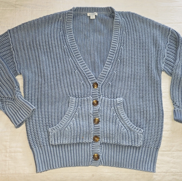 Sundance Sweaters - Sundance 100% Cotton Women's Chunky  Knit Cardigan Sweater Sz Petite Small